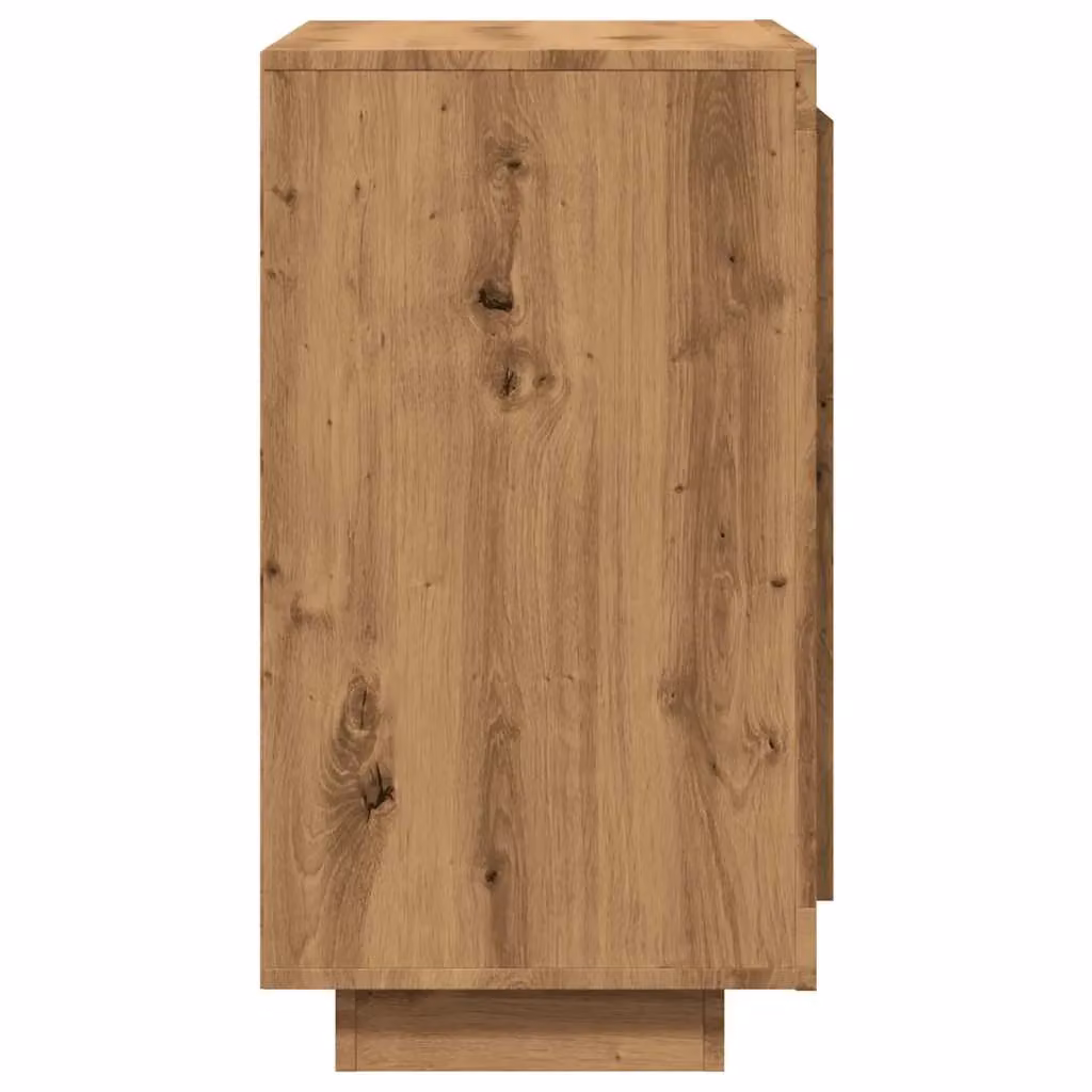 Berkfield Home Artisan Oak Sideboard in Brown, W/D/H: 80 x 40 x 75 cm – 3