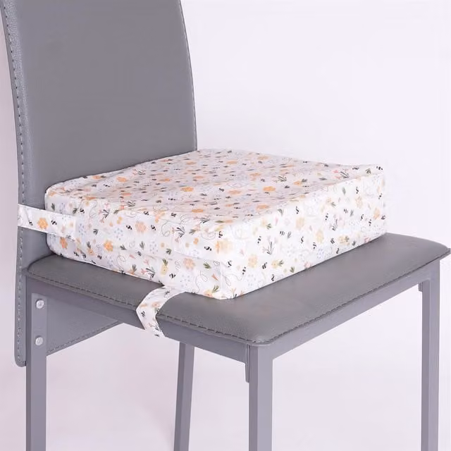 Roseley White Kids Booster Chair Strap Seat Pad