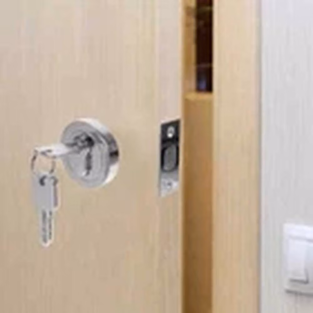 EONLION Silver Zinc Keyed Single Deadbolt Door Lock for Bedroom Entry Doors – 3