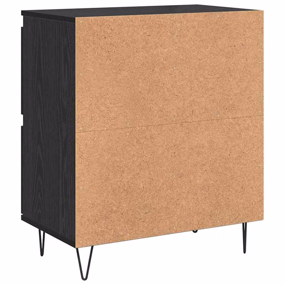 Berkfield Home Modern Black Sideboard with Storage Door, W/D/H: 60 x 35 x 70 cm – 4