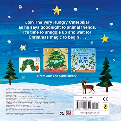 The Very Hungry Caterpillar's Night Before Christmas by Puffin, Multicolour Paper Book – 2
