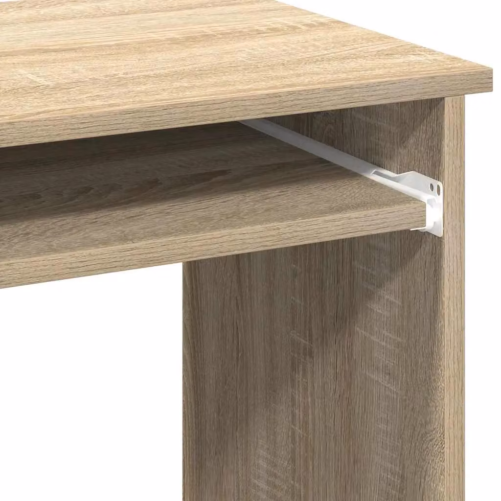 Berkfield Home Modern Computer Desk with Shelves in Sonoma Oak Brown, W/D/H: 84 x 40 x 78 cm – 6