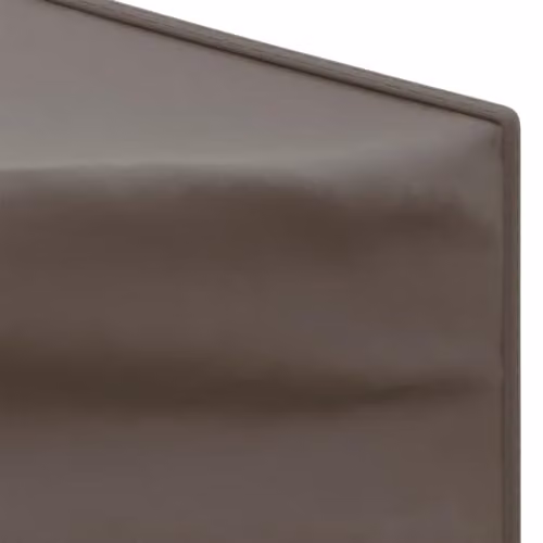 vidaXL Folding Party Tent with Sidewalls in Beige, W/D/H: 3 x 3 x 2.45 m – 3