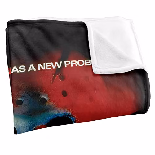 LOGOVISION Friday The 13th Jason Takes Manhattan Poster Super Soft Fleece Throw Blanket, Multicolour, W/D/H: 91 x 147 cm – 2