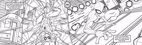 Marvel Spider-Man Never-Ending Colouring 6-metre Pull-out Colouring Scene – 2
