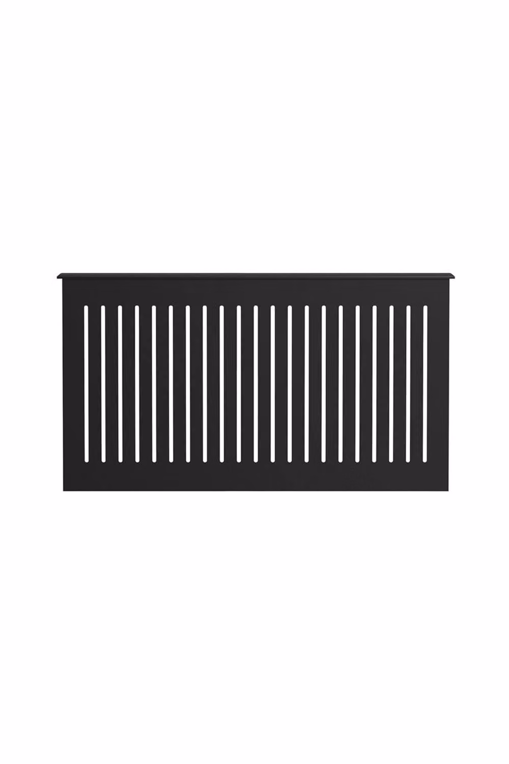 Home Source Loxley Large Radiator Cover in Black MDF Wood with Modern Striped Design W/D/H: 150.0 x 24.7 x 82.0 cm – 4