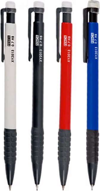 Janrax Pack of 4 HB 0.7mm Graphite Mechanical Pencils with Eraser – 1