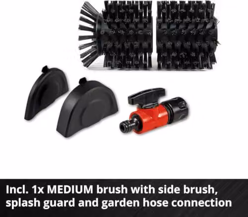 Einhell 18V PXC Cordless Surface Brush in Red and Black – 2