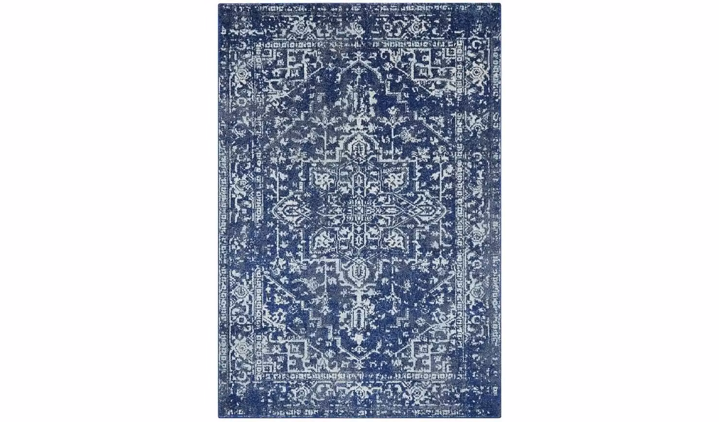 Asiatic Nova Abstract Rectangular Rug in Blue, W: 80 cm, L: 150 cm