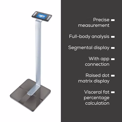 Beurer BF1000 Super Precision Body Composition Analysis Scale in Silver with App Control for BMI, Body Fat, Muscle Mass, Water Percentage and Bone Mass Analysis – 4