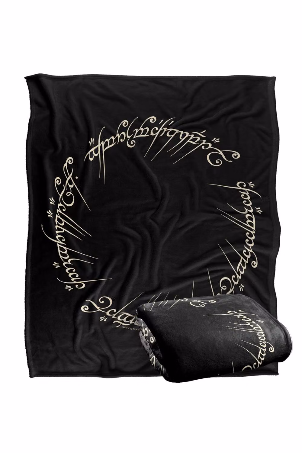 Lord Of The Rings One Ring To Rule Them All Super Soft Fleece Throw Blanket, Black and Multicolour, W: 152 cm, D: 127 cm – 7
