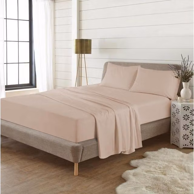 HomeSpace Direct Brown Flannelette Brushed Cotton Single Fitted Sheet, W: 90 cm x L: 190 cm, Depth: 40.64 cm
