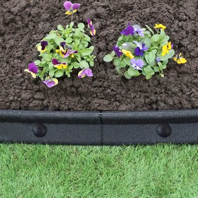 Monstershop Flexible Black Lawn Edging – 1