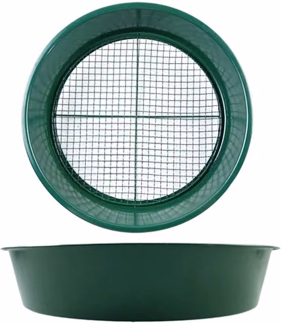 Nordara Large Green Garden Sieve Riddle for Soil and Compost Sifting
