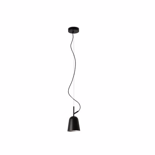 Netlighting FARO BARCELONA Modern Dome Pendant Ceiling Light in Matt Black