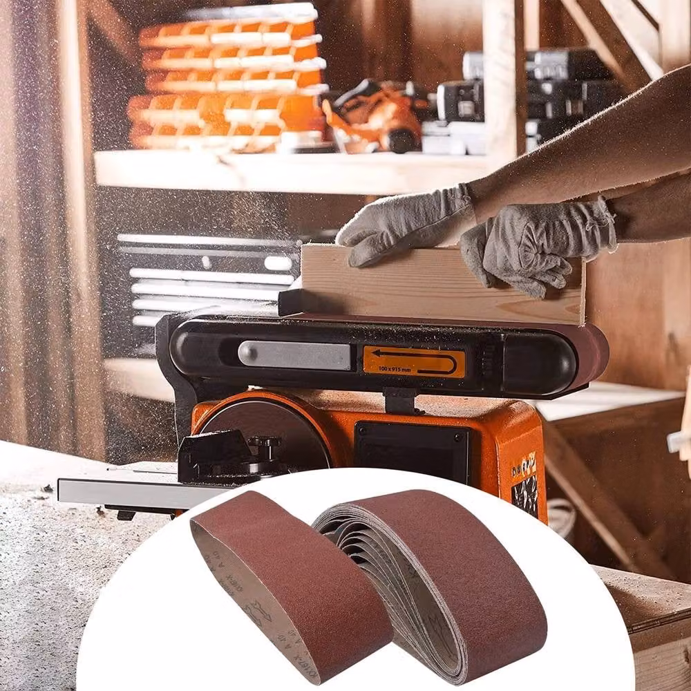SPETLEK Brown Sanding Belts for Wood, Paint and Metal, W/D/H: 10000 x 520 x 10 mm – 2