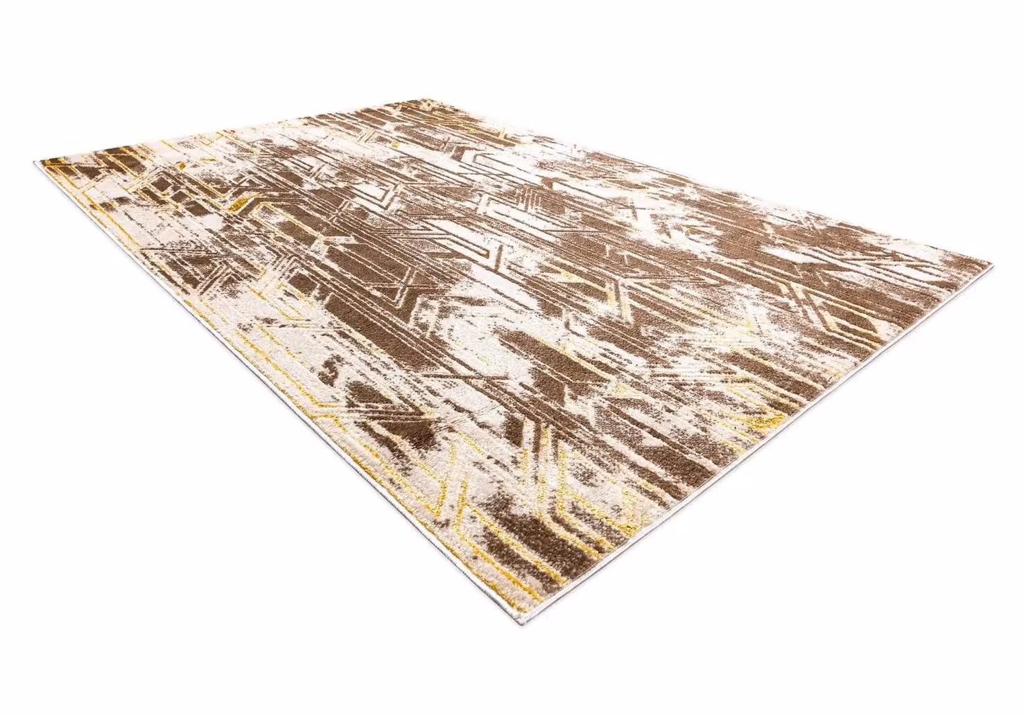 RugsX Mefe Abstract Beige Rectangular Rug, W: 120 cm, L: 170 cm – 2