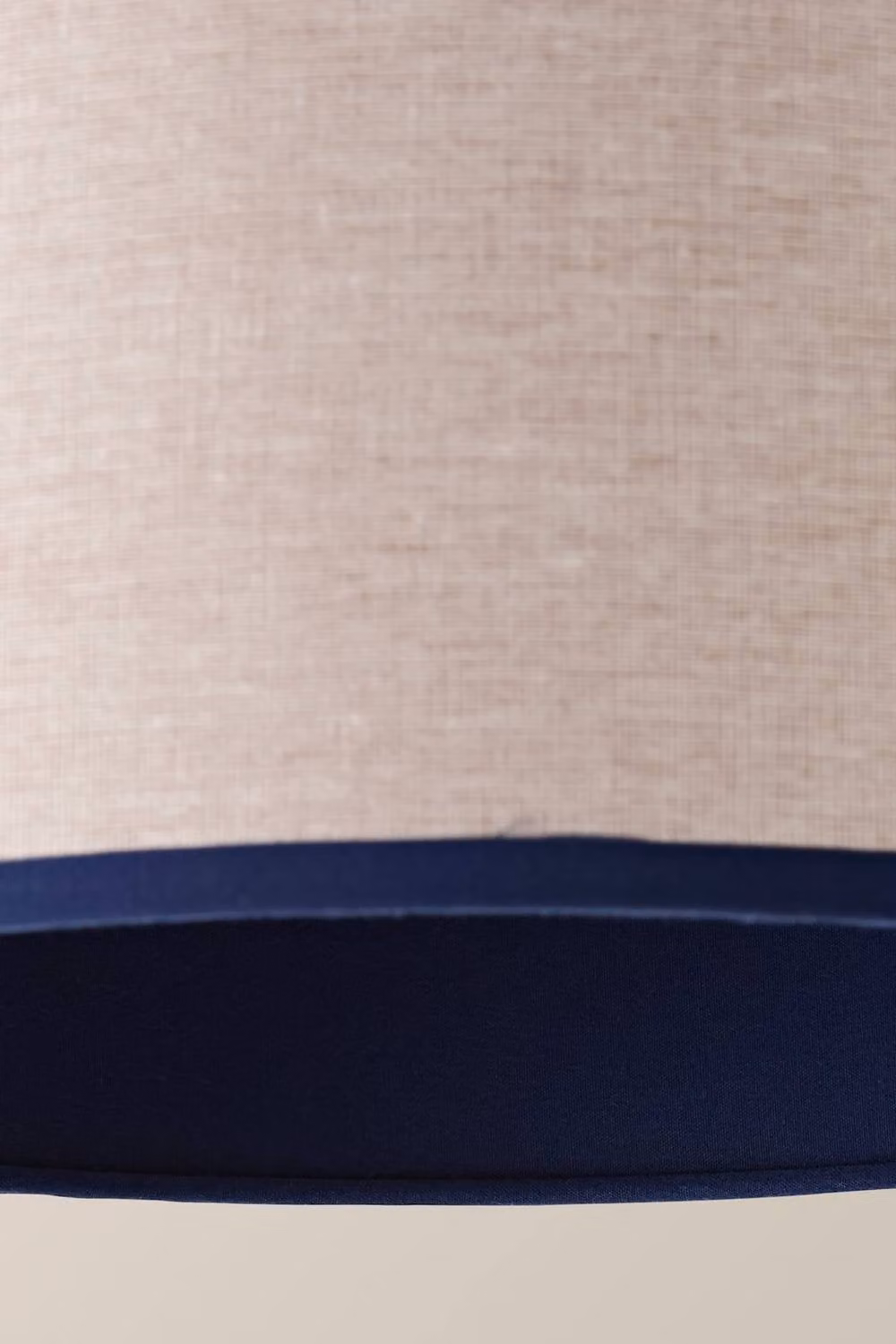 ValueLights Kiara Small Navy Blue Woven Fabric Drum Ceiling Lamp Shade with Reducer Ring – 2