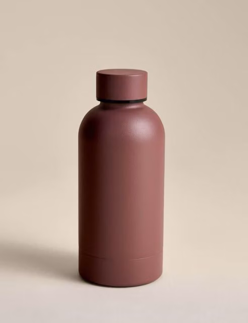 M&S Vacuum Insulated Stainless Steel Water Bottle, Purple, 350ml