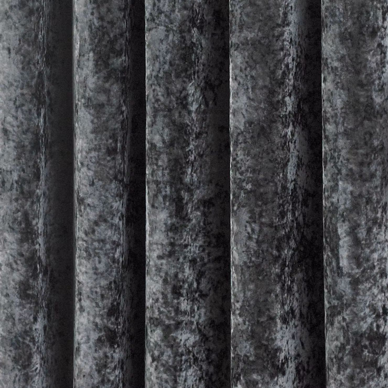 Paoletti Verona Crushed Velvet Eyelet Curtains in Metallic Silver, Width: 229 cm, Drop: 183 cm – 4