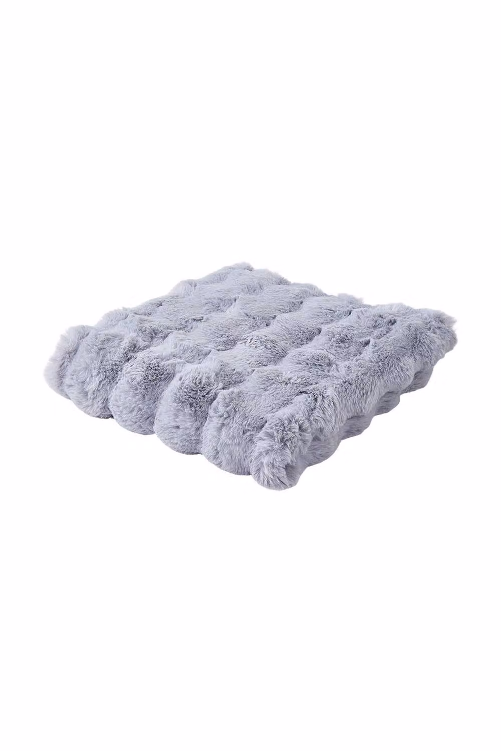 Living and Home Sleek Textured Plush Sofa Cover in Grey, Extra Large – 3