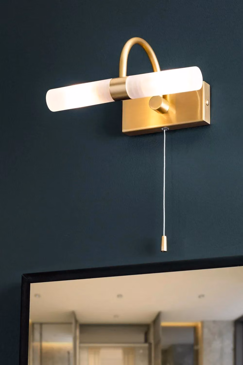 BHS Lighting Cygna IP44 Bathroom Wall Light in Gold/Brass – 2