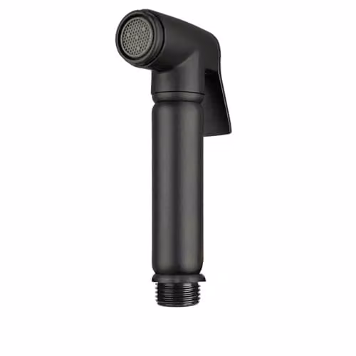 Nes Home Modern Douche Shower Spray Head in Matte Black