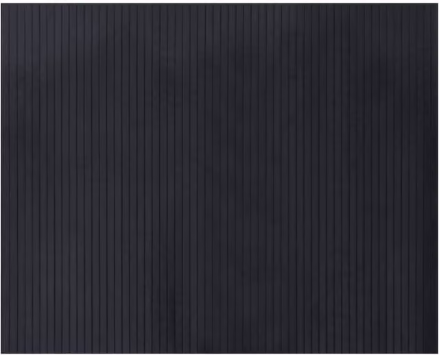 Berkfield Home Rectangular Bamboo Rug in Black, W: 80 cm x D: 100 cm – 1