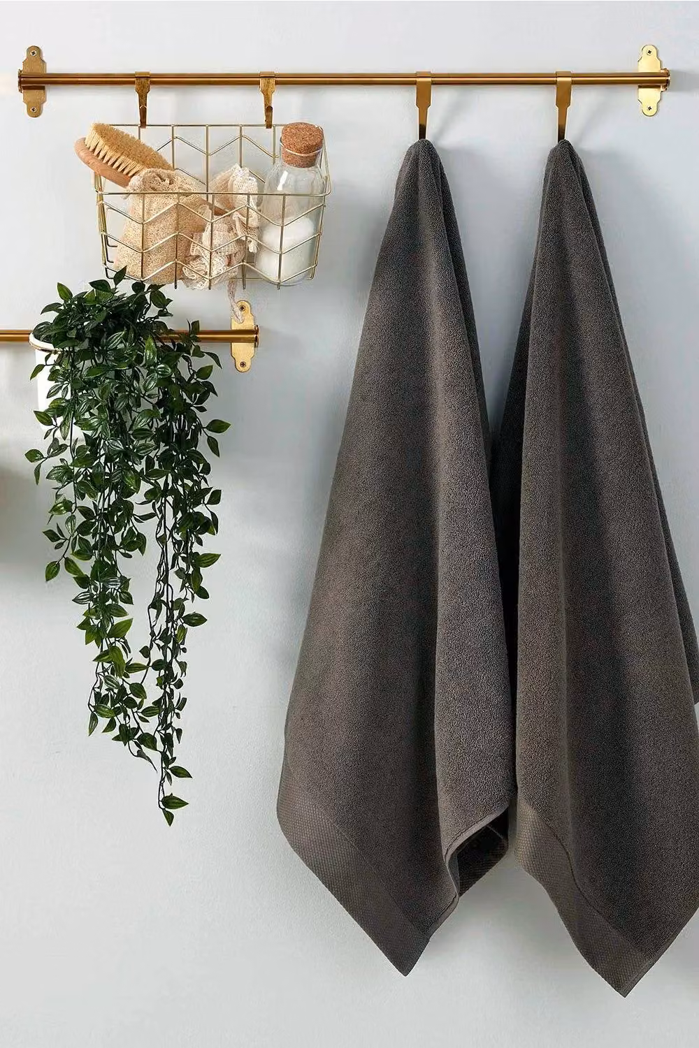 Christy Luxe Elegant 100% Turkish Cotton 730GSM Bath Sheet in Brown – 4