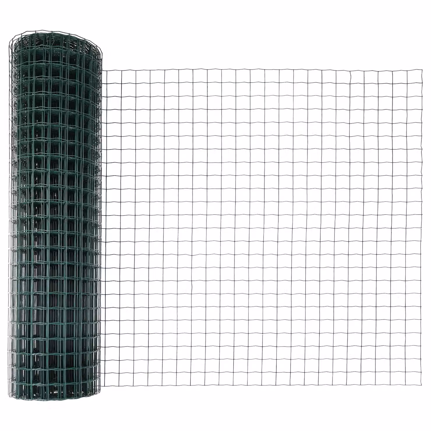 Berkfield Home Euro Fence Green PVC-Coated Steel Fencing, W: 10 m, H: 2 m – 3