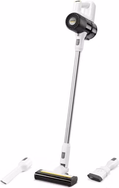 Karcher KWA 2 Bagless Wall Mount Vacuum Cleaner, White with HEPA Filter