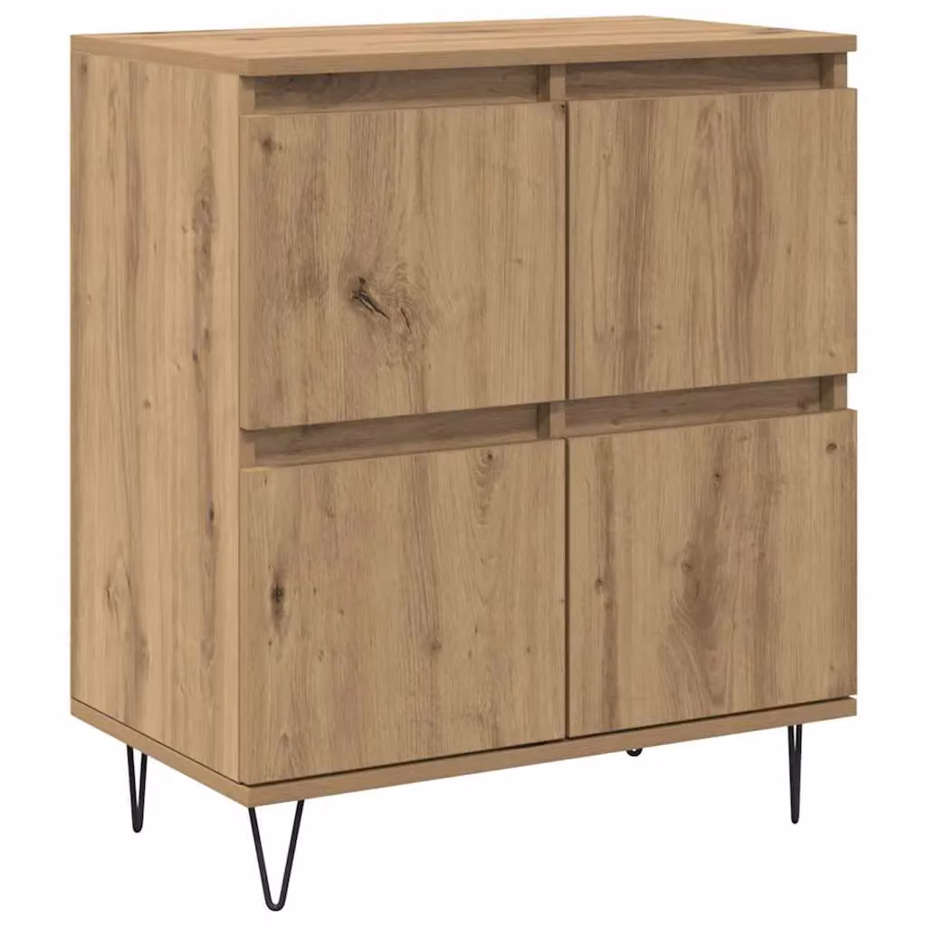 Berkfield Home Modern Sideboard with Storage Door in Brown, W/D/H: 60 x 35 x 70 cm – 2
