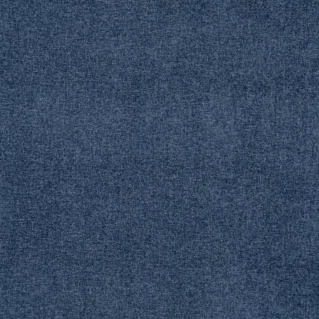 Linda Barker Petal Super Soft Chenille Fabric in Deep Blue