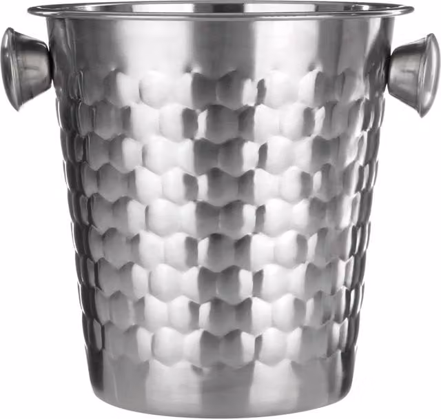 Orsina Honey Bee Wine Cooler with Stainless Steel Handles in Silver