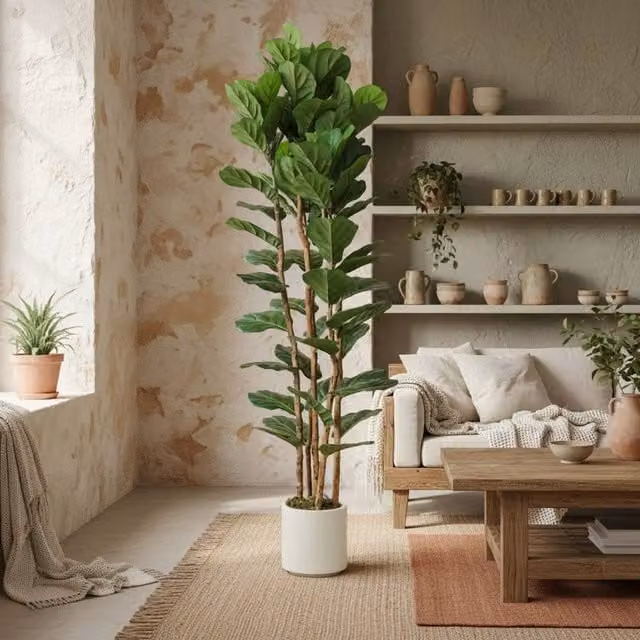 Wyld Haus Racori 180cm Artificial Fiddle Leaf Fig Tree, Green – 1