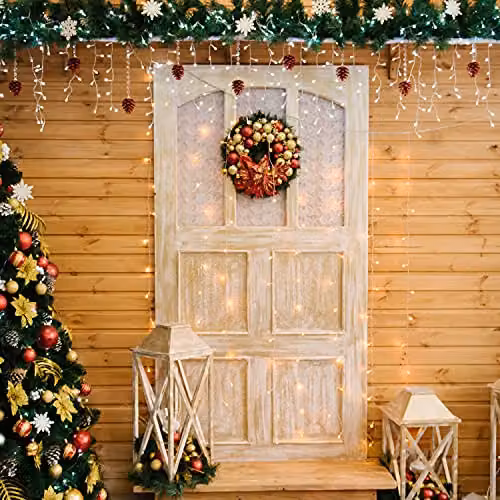 The Christmas Workshop Warm White Icicle LED Christmas Lights, Mains Powered, 2000 LEDs – 2