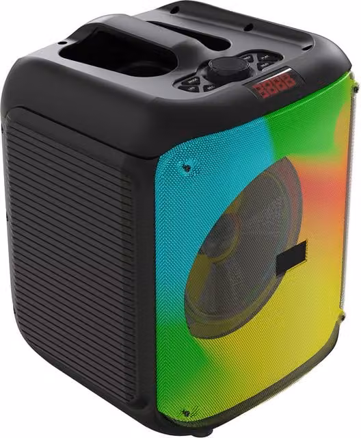 Sensei Party Speaker with Wired Microphone in Black