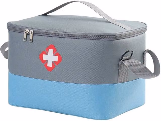 VOGREX L Multi-Function Portable Medical Storage Bag for Outdoor Travel, Multicolour, Large – 1