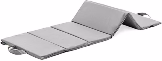 Gardenista Grey Foldable Outdoor Beach Mat and Garden Lounging Rug