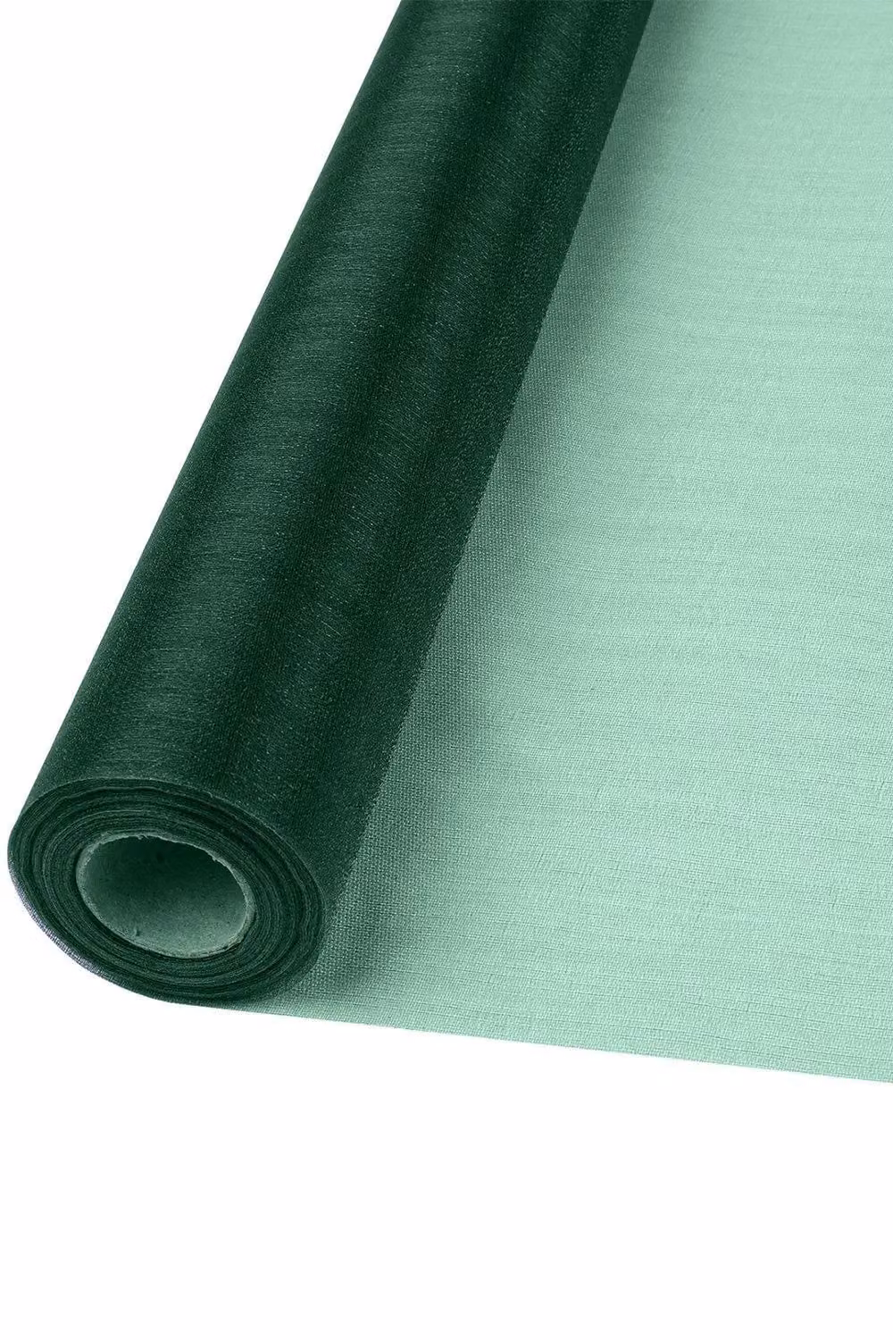 Neel Blue Green Organza Sheer Fabric Roll, W: 70 cm, L: 15 m – 1
