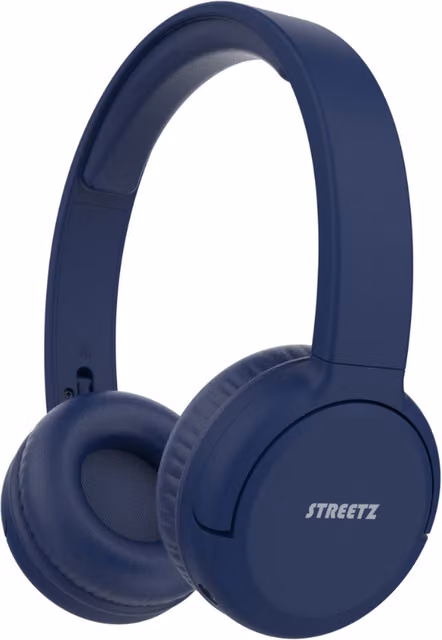 Streetz BT210 Wireless On-Ear Bluetooth Headphones - Blue