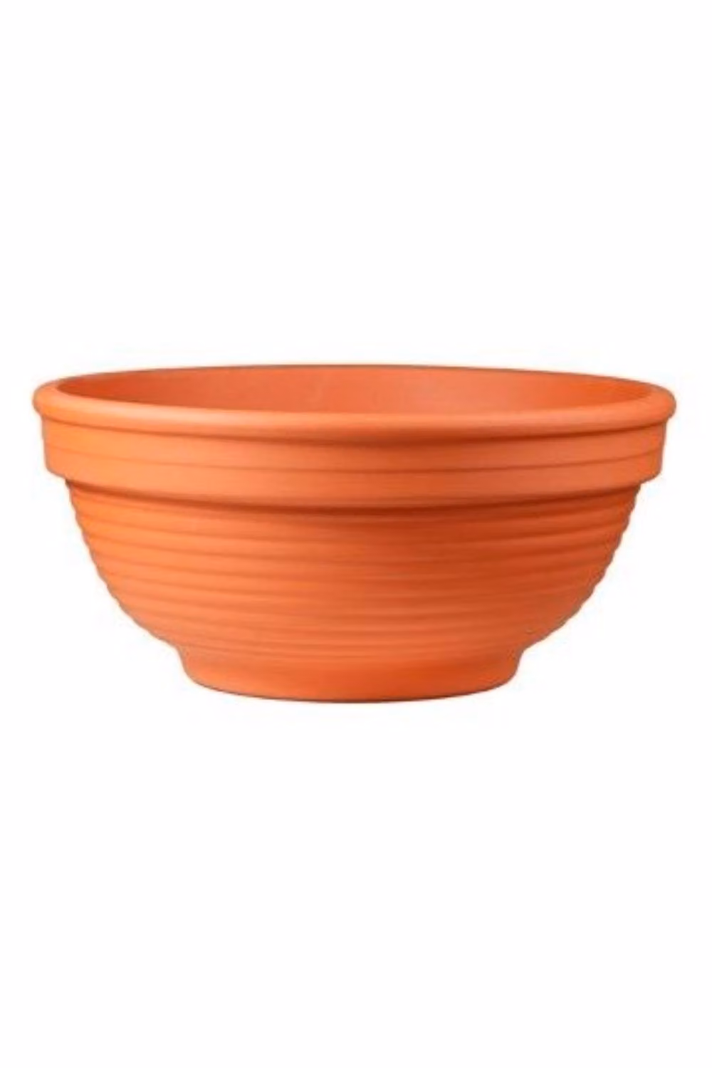 KDMD Natural Terracotta Ceramic Planter Pot in Brown and Orange, W: 23.81 cm, H: 11.2 cm – 2