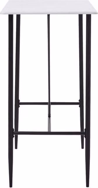 Berkfield Home Modern White MDF Bar Table, W/D/H: 120 x 60 x 110 cm – 1