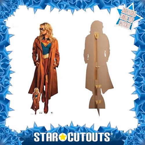 Star Cutouts SC4930 Supergirl Milly Alcock Shades Movie Cardboard Cutout, Multicolour, Height: 190 cm – 5