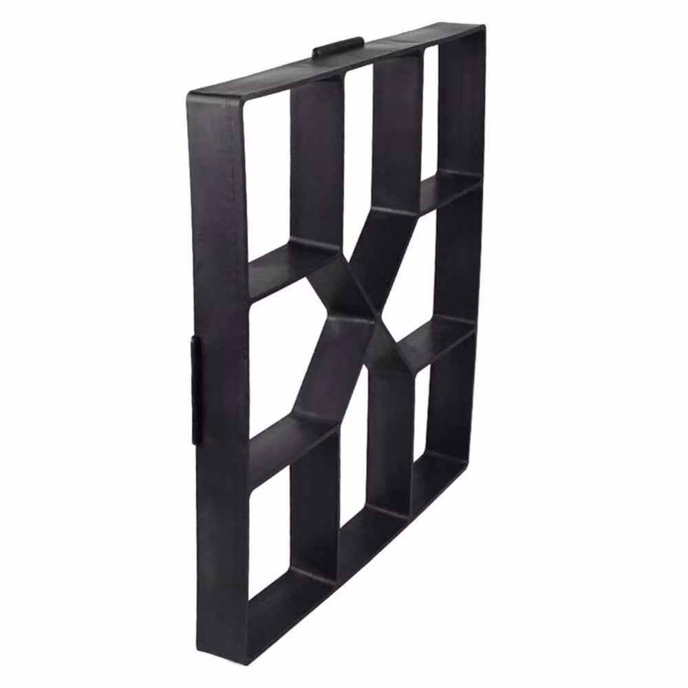 FLAVORA DIY Concrete Path Paving Mold in Black, W: 520 mm, L: 10000 mm – 4