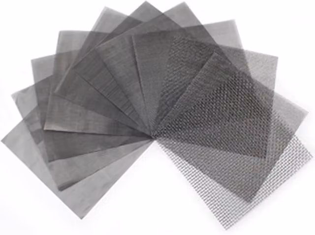 Actiasgear Stainless Steel Woven Wire Mesh Filter Sheet, Grey, 300 x 30 x 30 mm