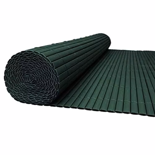 True Products Artificial Bamboo Slat Privacy Screening, Green, Height: 180 cm – 3