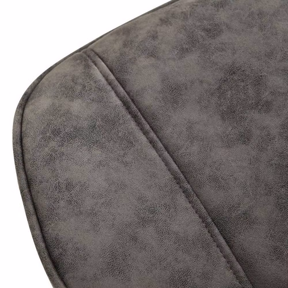 Jaipur Furniture Ltd Mala Bar Fabric Chairs Set of 2 in Grey and Black, W: 50 cm, D: 61 cm, H: 107 cm – 3