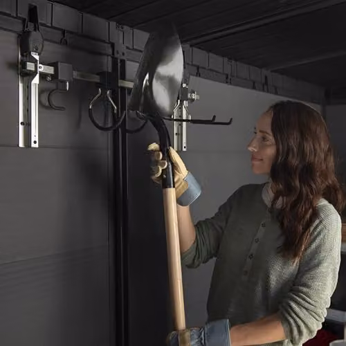 Keter Grey Wall Mounted Metal Tool Organiser with Galvanised Steel Construction – 2