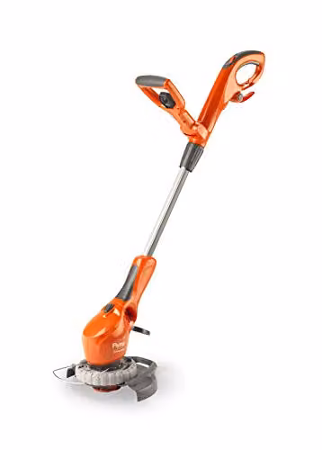 Flymo Contour 500E Electric Grass Trimmer and Edger, Orange, Cutting Width: 25 cm – 1